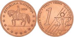 World Coins - Slovenia, Euro Cent, 2004, unofficial private coin, , Copper Plated