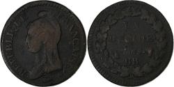 World Coins - France, Decime, Dupré, AN 5, Strasbourg, Copper, , Gadoury:187