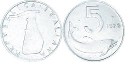 World Coins - Coin, Italy, 5 Lire, 1979, Rome, , Aluminum, KM:92