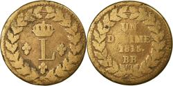 World Coins - Coin, France, Louis XVIII, Decime, 1815, Strasbourg, , Bronze, KM:701