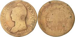 World Coins - Coin, France, Dupré, Decime, 1799, Limoges, , Bronze, KM:644.7