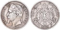 World Coins - Coin, France, Napoleon III, 2 Francs, 1869, Strasbourg, , Silver
