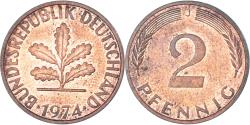 World Coins - Coin, Germany, 2 Pfennig, 1974