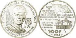 World Coins - Coin, France, Général Leclerc, 100 Francs, 1994, BE, , Silver