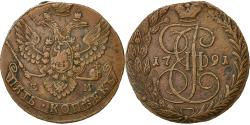 World Coins - Coin, Russia, Catherine II, 5 Kopeks, 1791, Ekaterinbourg, , Copper