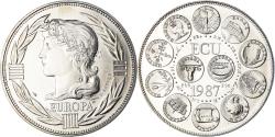 World Coins - France, Medal, Ecu Europa, Marianne, Politics, 1987, Rodier,