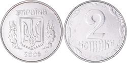 World Coins - Coin, Ukraine, 2 Kopiyky, 2005, Kyiv, , Stainless Steel, KM:4b