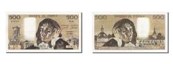 World Coins - Banknote, France, 500 Francs, 500 F 1968-1993 ''Pascal'', 1973, 1973-10-04