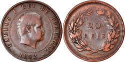 World Coins - Coin, Portugal, Carlos I, 20 Reis, 1892, , Bronze, KM:533