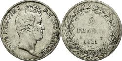 World Coins - Coin, France, Louis - Philippe, 5 Francs, 1831, Paris, Tranche en relief