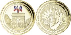 World Coins - France, Medal, 70ème Anniversaire Fin de la 2ème Guerre Mondiale, WAR, 2015