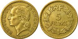 World Coins - Coin, France, Lavrillier, 5 Francs, 1945, , Aluminum-Bronze, KM:888a.2