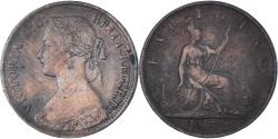 World Coins - Coin, Great Britain, Victoria, Farthing, 1872, , Bronze, KM:747.2
