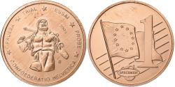 World Coins - Switzerland, Euro Cent, unofficial private coin, 2005, Copper,