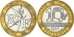 World Coins - Coin, France, Génie, 10 Francs, 1991, , Bi-Metallic, KM:964.1