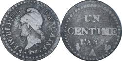 World Coins - Coin, France, Dupré, Centime, AN 7, Paris, , Copper, KM:646