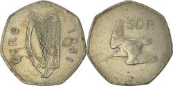 World Coins - Coin, IRELAND REPUBLIC, 50 Pence, 1981