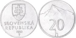 World Coins - Coin, Slovakia, 20 Halierov, 1993