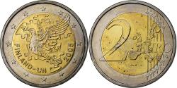 World Coins - Finland, 2 Euro, Finland in UN, 2005, Vantaa, Bi-Metallic,