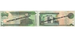 World Coins - Banknote, Dominican Republic, 10 Pesos Oro, 2003, 2003, Specimen, KM:168s3