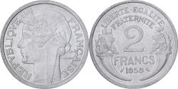 World Coins - Coin, France, Morlon, 2 Francs, 1959, Paris, , Aluminum, KM:886a.1