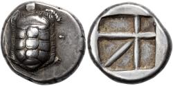 Ancient Coins - Islands off Attica, Stater, ca. 404-350 BC, Aegina, Silver, , HGC:6-438