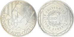 World Coins - France, 10 Euro, Provence-Alpes-Cote d'Azur, 2010, Paris, , Silver