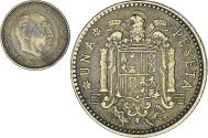 World Coins - Spain, Peseta, 1965