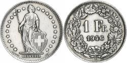 World Coins - Coin, Switzerland, Franc, 1946, Bern, , Silver, KM:24