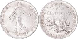 World Coins - Coin, France, Semeuse, 50 Centimes, 1916, Paris, , Silver, KM:854
