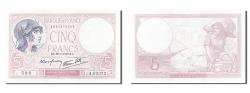 World Coins - Banknote, France, 5 Francs, 5 F 1917-1940 ''Violet'', 1939, 1939-09-28