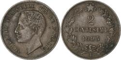 World Coins - Italy, Vittorio Emanuele III, 2 Centesimi, 1903, Rome, Bronze, , KM:38
