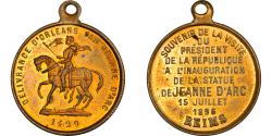 World Coins - France, Medal, Délivrance d'Orléans par Jeanne d'Arc, 1870, , Copper
