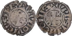 World Coins - Bishopric of Langres, Louis IV d'Outremer, Denier, Immobilized type, Billon