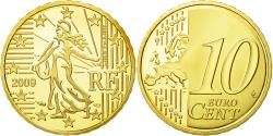 World Coins - France, 10 Euro Cent, 2009, , Brass, KM:1410