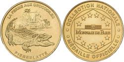 World Coins - France, Token, Pierrelatte - ferme aux crocodiles, 1999, Copper-nickel