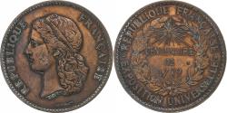 World Coins - France, Medal, Centenaire de 1789, 1889, Copper, Barre,