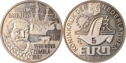World Coins - Netherlands, Medal, 5 Euro, Willem Barentsz, Nova Zembla, 1996,