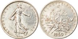 World Coins - Coin, France, Semeuse, 5 Francs, 1960, , Silver, KM:926, Gadoury:770