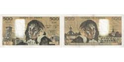World Coins - France, 500 Francs, Pascal, 1979, D.104, EF(40-45), Fayette:71.20, KM:156e