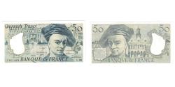 World Coins - France, 50 Francs, Quentin de La Tour, 1990, UNC(64), Fayette:67.16, KM:152e