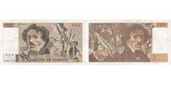 World Coins - France, 100 Francs, Delacroix, J.202, EF(40-45)