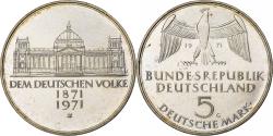 World Coins - GERMANY - FEDERAL REPUBLIC, 5 Mark, 1971, Karlsruhe, Silver, , KM:128.1