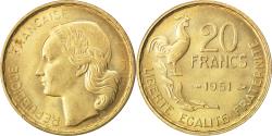 World Coins - Coin, France, Guiraud, 20 Francs, 1951, , Aluminum-Bronze, KM:917.1