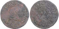World Coins - Coin, France, Henry IV, Denier Tournois, 1607, Lyon, , Copper
