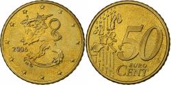 World Coins - Finland, 50 Euro Cent, 2006, , Brass, KM:103