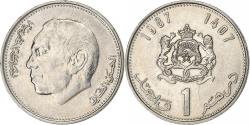 World Coins - Morocco, Dirham, 1987, Copper-nickel,
