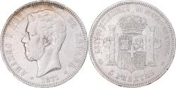World Coins - Coin, Spain, Amadeao I, 5 Pesetas, 1871, , Silver, KM:666