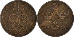 World Coins - Coin, Sweden, Gustaf V, 2 Öre, 1929, , Bronze, KM:778
