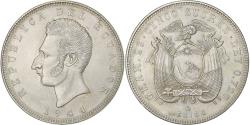 World Coins - Ecuador, 5 Sucres, Cinco, 1944, Mexico City, Silver, , KM:79